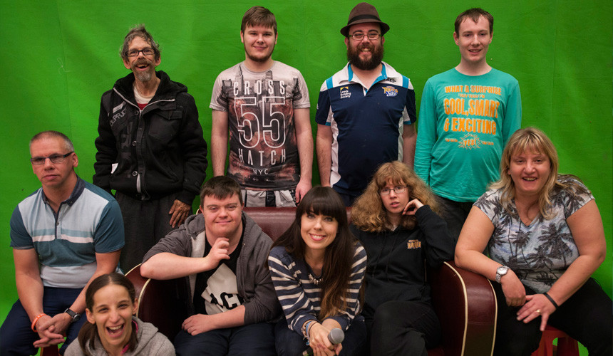 The Cast of CONTAINED. Photo ©Tim Smith 2015